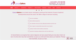 Desktop Screenshot of canceroptions.co.uk